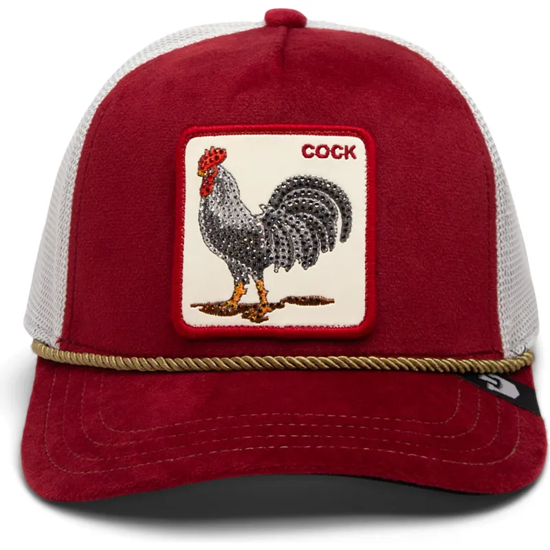 trucker-cap-rot-und-weiss-hahn-cock-garnet-rooster-the-farm-jewel-tones-von-goorin-bros