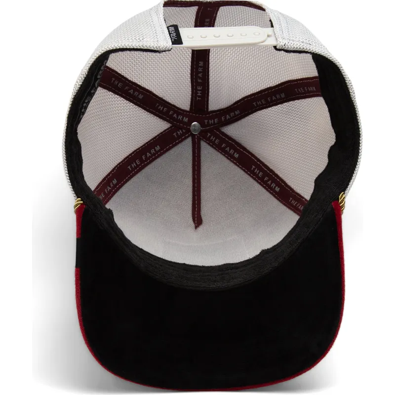 trucker-cap-rot-und-weiss-hahn-cock-garnet-rooster-the-farm-jewel-tones-von-goorin-bros