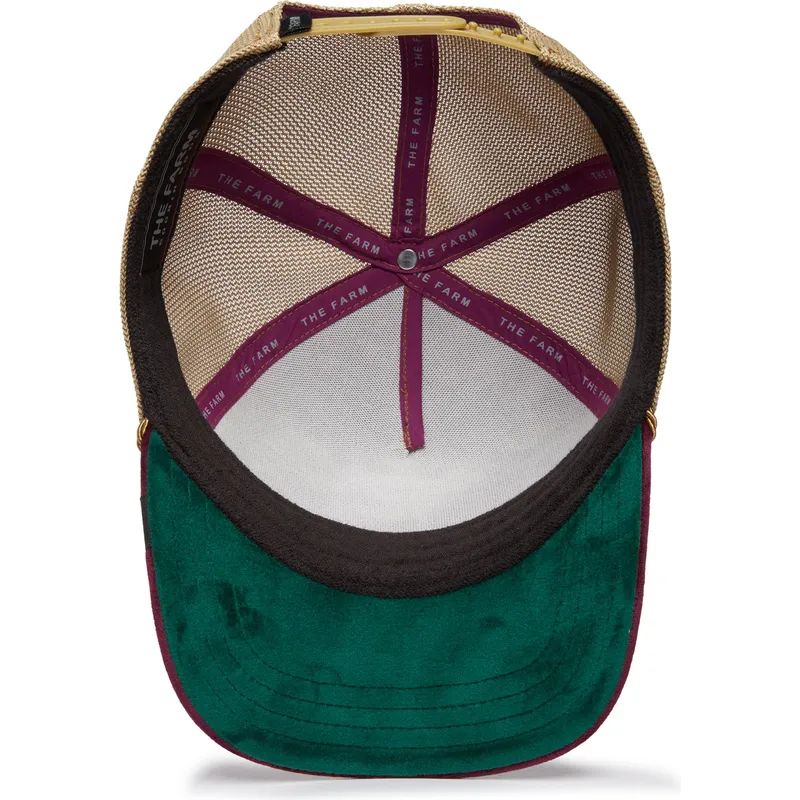 trucker-cap-violett-biene-amethyst-queen-the-farm-jewel-tones-von-goorin-bros