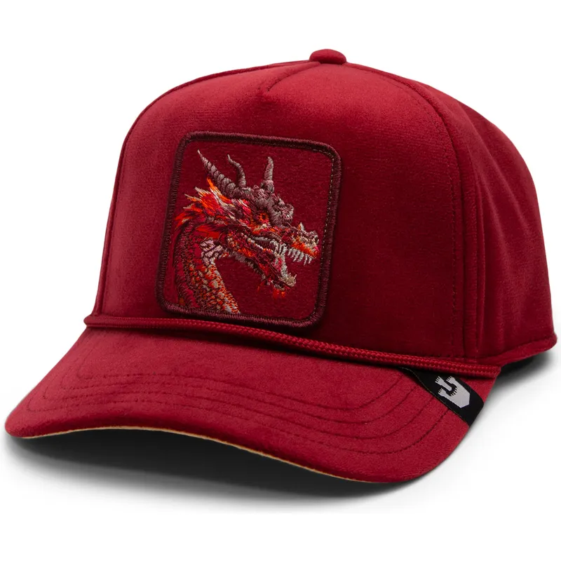 rote-gebogene-snapback-kappe-drache-dragon-royalty-the-farm-von-goorin-bros