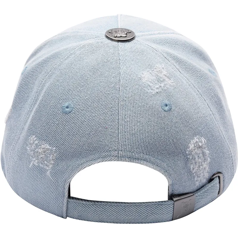 blaue-verstellbare-curved-cap-denim-embossed-skull-von-ed-hardy