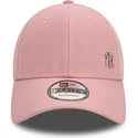 new-era-curved-brim-9forty-flawless-new-york-yankees-mlb-pink-adjustable-cap