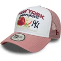 new-era-9forty-a-frame-fruit-graphic-new-york-yankees-mlb-white-and-pink-trucker-hat