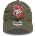grune-verstellbare-curved-cap-9twenty-tom-und-jerry-looney-tunes-von-new-era