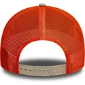 beige-orangefarbene-trucker-cap-9forty-a-frame-summer-patch-von-taste-the-sunshine-von-new-era