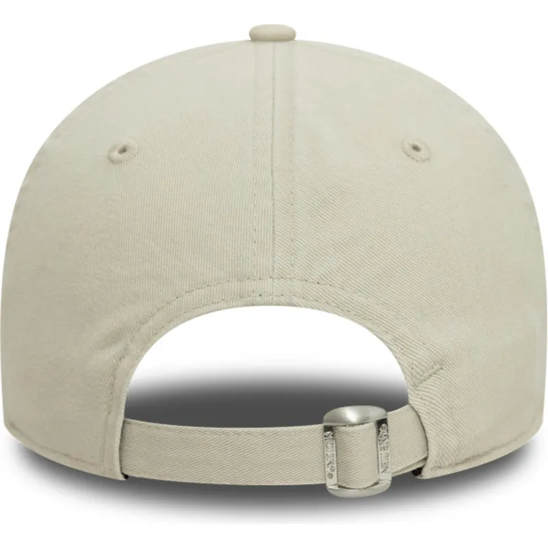 beige-verstellbare-curved-cap-9twenty-der-gwinnett-stripers-milb-von-new-era