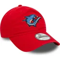 rote-verstellbare-9twenty-curved-cap-der-clearwater-threshers-milb-von-new-era