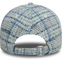 new-era-curved-brim-women-9forty-tweed-new-york-yankees-mlb-blue-adjustable-cap