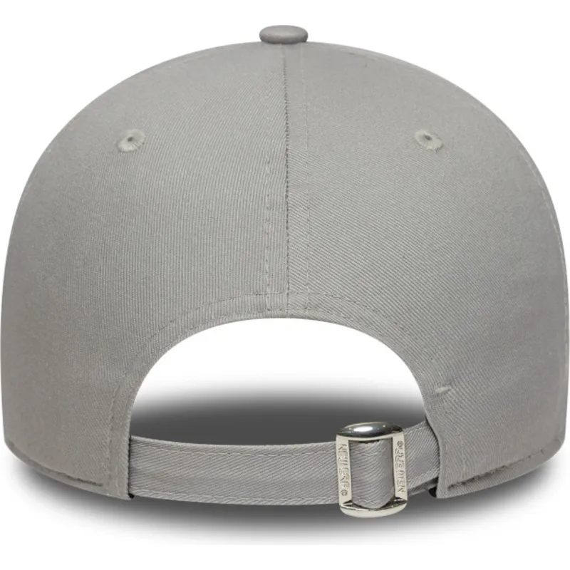 graue-verstellbare-curved-cap-9forty-outline-der-new-york-yankees-mlb-von-new-era