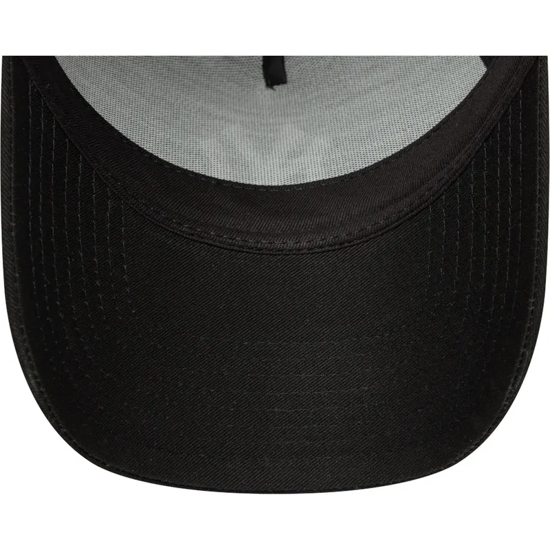 schwarze-gebogene-snapback-kappe-e-frame-league-essential-der-new-york-yankees-mlb-von-new-era