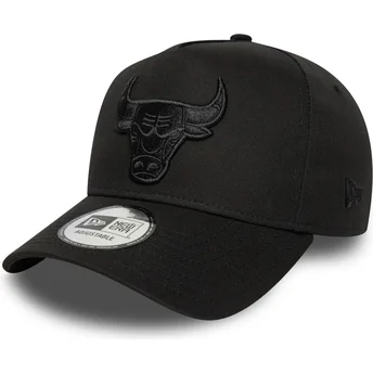 New Era Curved Brim E Frame Essential Chicago Bulls NBA Black Snapback Cap