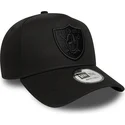 schwarze-gebogene-snapback-kappe-e-frame-essential-der-las-vegas-raiders-nfl-von-new-era