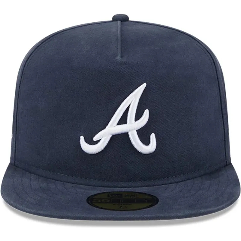 marineblaue-anliegende-59fifty-a-frame-championship-side-flag-flat-cap-der-atlanta-braves-mlb-von-new-era