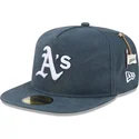 grune-flache-verstellbare-59fifty-a-frame-championship-side-flag-kappe-der-oakland-athletics-mlb-von-new-era