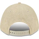 new-era-curved-brim-9forty-m-crown-a-frame-cotton-weave-los-angeles-dodgers-mlb-beige-snapback-cap