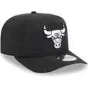 schwarze-verstellbare-curved-cap-golfer-everyday-nylon-der-chicago-bulls-nba-von-new-era