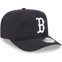 new-era-curved-brim-golfer-everyday-nylon-boston-red-sox-mlb-black-adjustable-cap