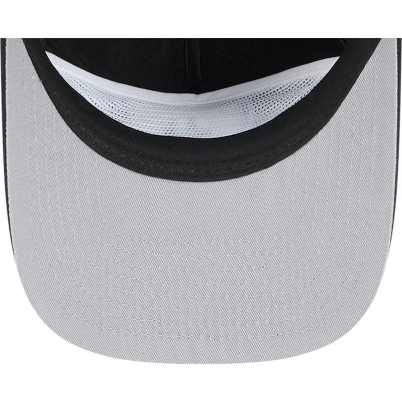 schwarze-verstellbare-curved-cap-golfer-everyday-nylon-der-las-vegas-raiders-nfl-von-new-era