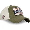 von-dutch-gre-green-and-beige-trucker-hat