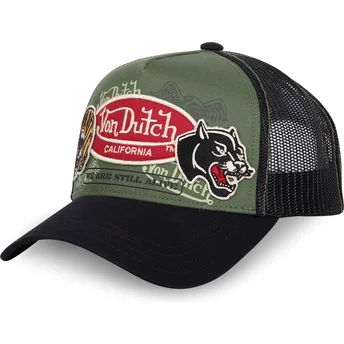 Trucker-Cap grün und schwarz PATCHES05 von Von Dutch