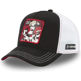 Capslab Harley Quinn DC8 QUE DC Comics Black and White Trucker Hat