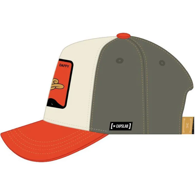 beige-und-orangefarbene-snapback-kappe-mit-gebogenem-schirm-pato-lucas-loo11-daf-looney-tunes-von-capslab