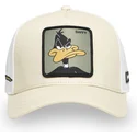 snapback-kappe-beige-und-weiss-mit-gebogenem-schirm-pato-lucas-loo11-daf2-looney-tunes-von-capslab