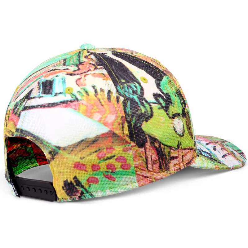 mehrfarbige-gebogene-snapback-kappe-truefit-painting-von-djinns