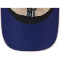 beige-verstellbare-curved-cap-mit-blauem-logo-9twenty-linen-spring-training-fan-pack-2025-der-los-angeles-dodgers-mlb-von-new-er