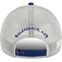 los-angeles-dodgers-mlb-new-era-9forty-a-frame-patch-spring-training-fan-pack-2025-blau-weisse-trucker-kappe