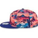 new-era-flat-brim-9fifty-printed-spring-training-fan-pack-2025-los-angeles-dodgers-mlb-multicolor-snapback-cap