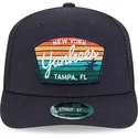 new-york-yankees-mlb-new-era-9seventy-stretch-snap-mesh-truckerkappe-dunkelblau-spring-training-fan-pack-2025