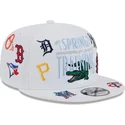 new-era-flat-brim-9fifty-scatter-spring-training-fan-pack-2025-mlb-grapefruit-league-logo-white-snapback-cap