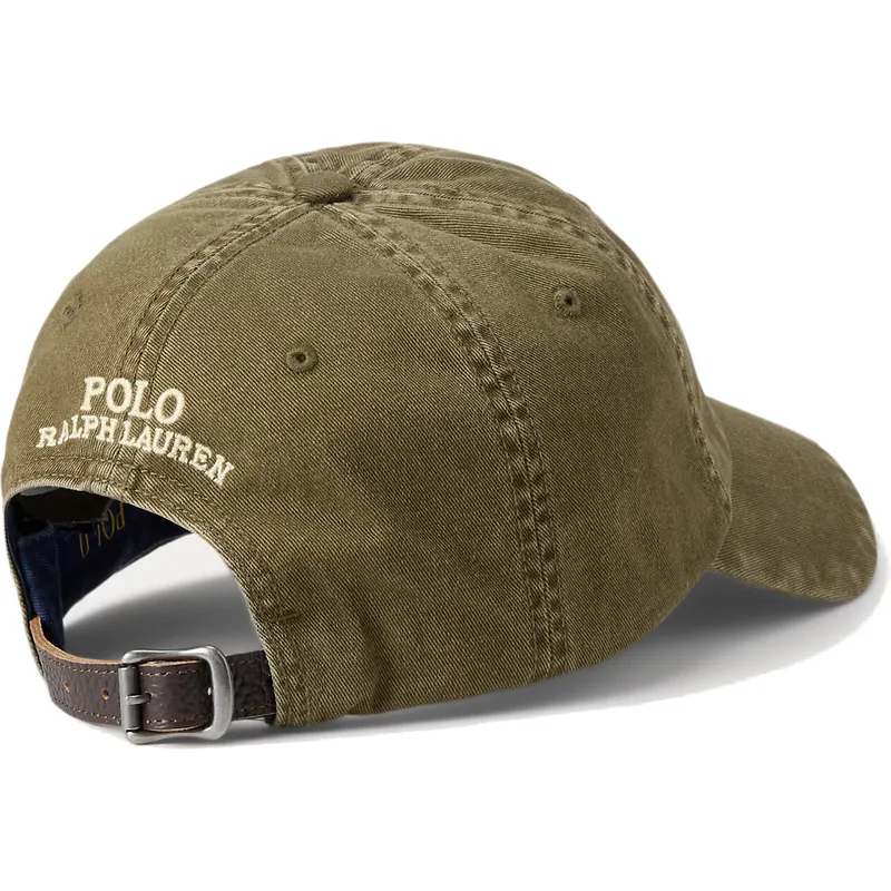 dunkelgrune-verstellbare-curved-cap-classic-sport-polo-bear-von-polo-ralph-lauren