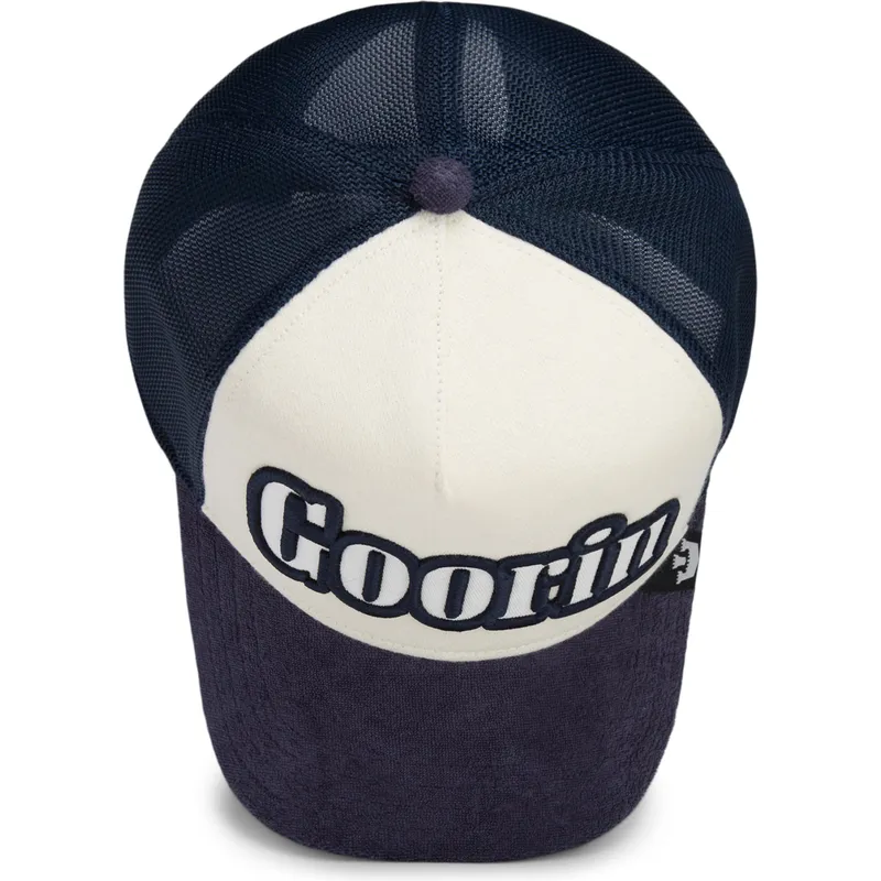 trucker-cap-beige-und-marineblau-full-flavor-wordmark-french-terry-von-goorin-bros