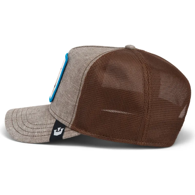 trucker-cap-braun-hund-chihuahua-amigo-suited-friend-business-professional-the-farm-von-goorin-bros