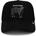 schwarze-trucker-kappe-schaf-the-suede-sheep-global-core-micro-suede-the-farm-von-goorin-bros