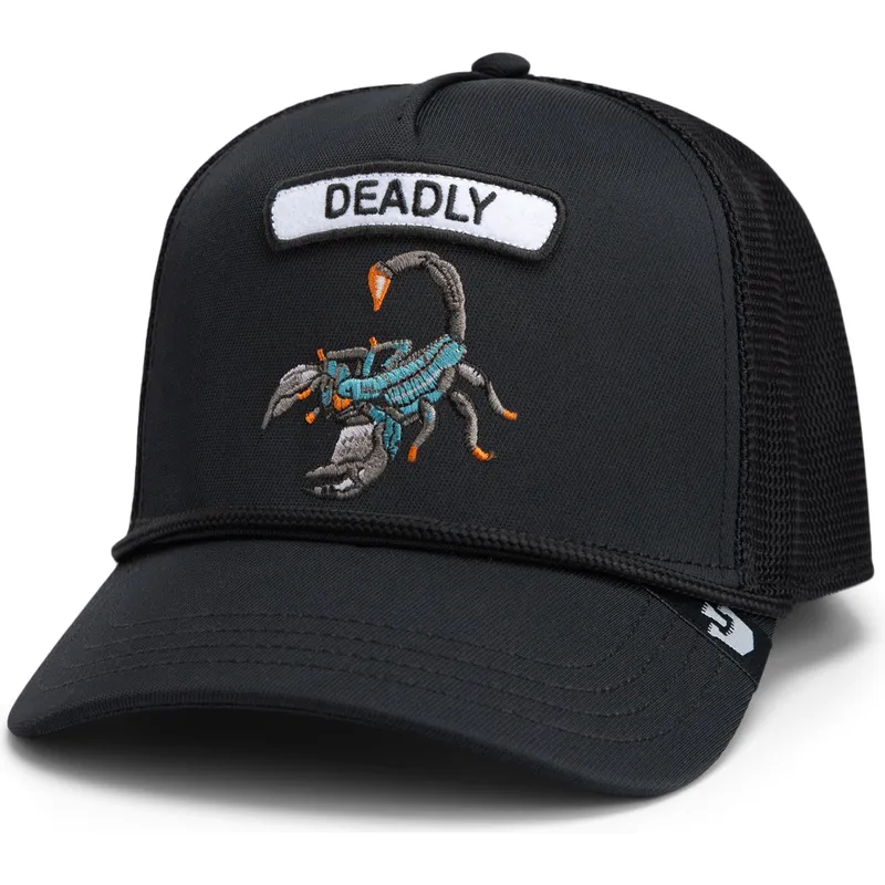 trucker-cap-schwarz-skorpion-gb2-deadly-scorp-the-rocker-the-farm-von-goorin-bros