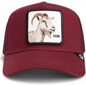 rote-trucker-kappe-ziege-himothy-core-combo-the-farm-von-goorin-bros