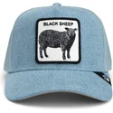 trucker-cap-blau-schaf-the-black-sheep-global-core-denim-the-farm-von-goorin-bros