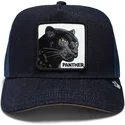 trucker-cap-marineblau-panther-the-panther-global-core-denim-the-farm-von-goorin-bros