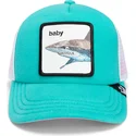 blaue-und-weisse-trucker-kappe-fur-jungen-mit-babyhai-do-do-doodoo-doodoo-the-farm-von-goorin-bros