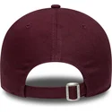 verstellbare-9forty-kappe-mit-gebogenem-schirm-in-weinrot-aus-dem-colour-pack-der-los-angeles-dodgers-mlb-von-new-era