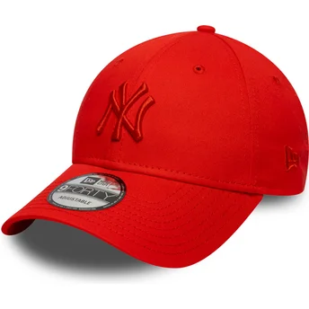 New Era Curved Brim Red Logo 9FORTY Colour Pack New York Yankees MLB Red Adjustable Cap