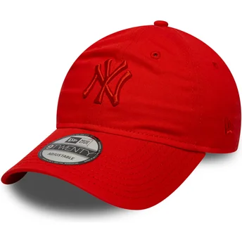 New Era Curved Brim Red Logo 9TWENTY Colour Pack New York Yankees MLB Red Adjustable Cap