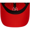 rote-verstellbare-kappe-mit-gebogenem-schirm-und-rotem-logo-9twenty-colour-pack-der-new-york-yankees-mlb-von-new-era