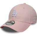 rosa-verstellbare-curved-cap-9forty-colour-pack-der-los-angeles-dodgers-mlb-von-new-era