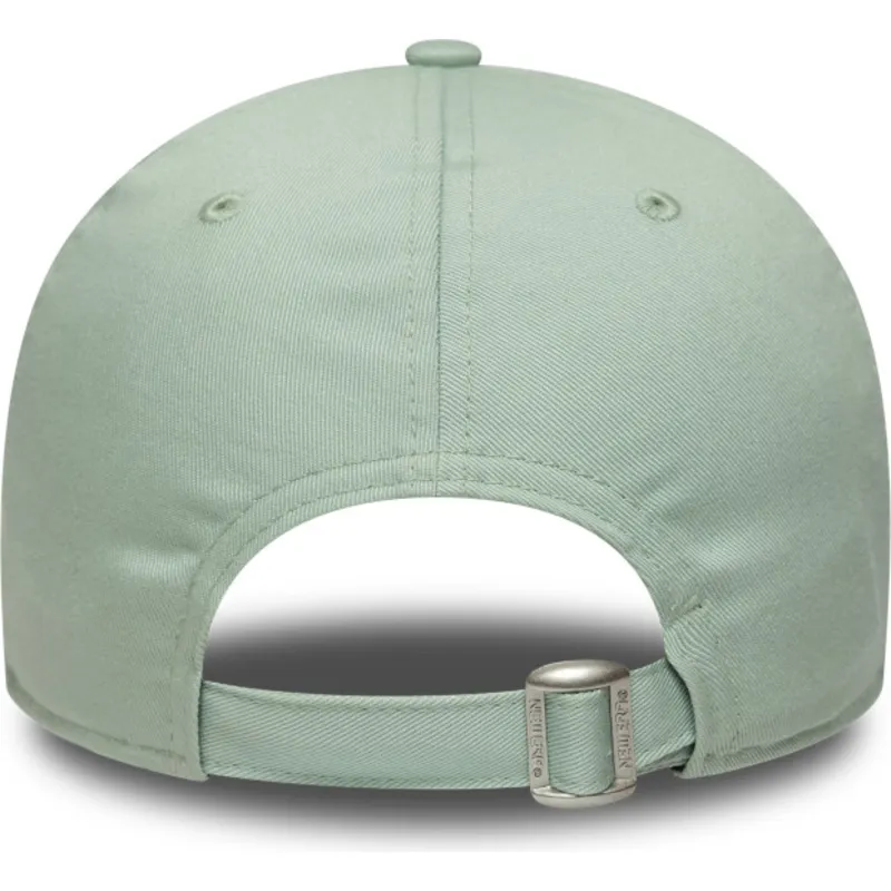 hellgrune-verstellbare-curved-cap-mit-grunem-logo-9forty-colour-pack-der-los-angeles-dodgers-mlb-von-new-era