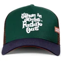 coastal-when-in-doubt-paddle-out-hft-green-and-navy-blue-trucker-hat