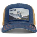 trucker-cap-marineblau-adler-born-free-wild-heart-the-farm-von-goorin-bros